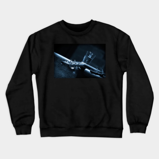 Guitar Crewneck Sweatshirt by cinema4design